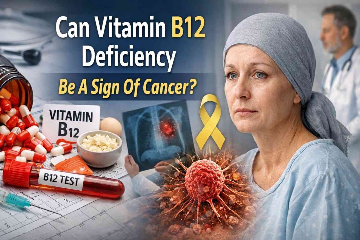 Can vitamin B12 deficiency be a sign of cancer showing symptoms, causes, and medical explanation